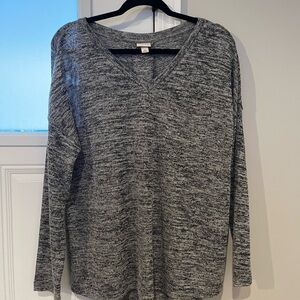Merona Women's Charcoal V-Neck Sweater